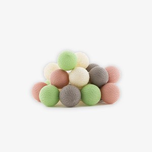 Lichtslinger outdoor | Cotton Ball Lights | Groen roze from WhatTheF