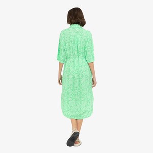 Midi Jurk Briella | Soft Rebels | Groen from WhatTheF