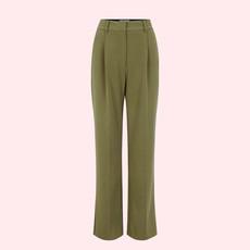 Loose Pants Vilja | Soft Rebels | Groen via WhatTheF