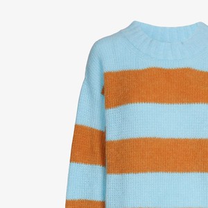 Gestreepte Sweater Ziggy | Gloria!Gloria! | Blauw Caramel from WhatTheF