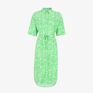 Midi Jurk Briella | Soft Rebels | Groen from WhatTheF