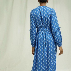 Lange jurk Neha | People Tree | Blauw from WhatTheF