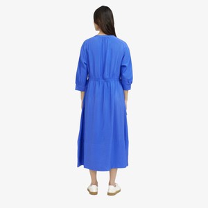 Midi Jurk Donna | Soft Rebels | Blauw from WhatTheF