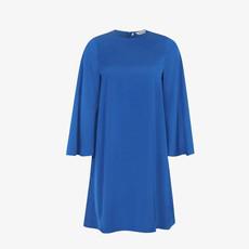 Satijnen Jurk Abia | Soft Rebels | Blauw via WhatTheF