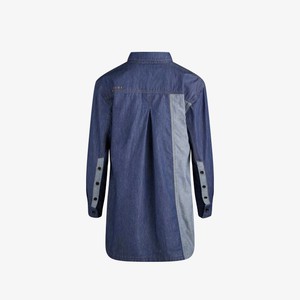 Denim Shirt Dua | Blanche | Blauw from WhatTheF