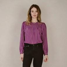 Blouse Renu | JLabel | Paars via WhatTheF