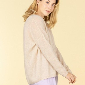 Cashmere sweater Mercedes | Absolut Cashmere | Beige from WhatTheF