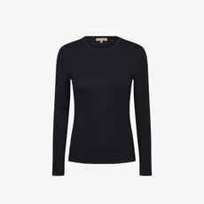 Rib Top Fenja | Soft Rebels | Zwart via WhatTheF