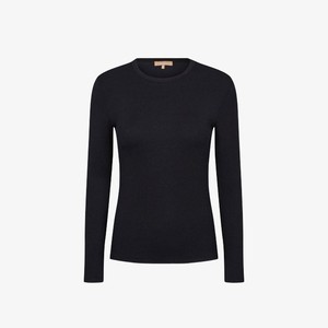 Rib Top Fenja | Soft Rebels | Zwart from WhatTheF