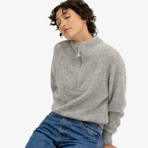 Alpaca Sweater Malhory | Ekyog | Grijs from WhatTheF