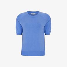 Gebreide Top Marla | Soft Rebels | Blauw via WhatTheF