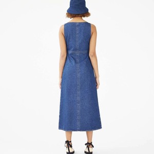 Denim Jurk Culver | Blanche | Blauw from WhatTheF