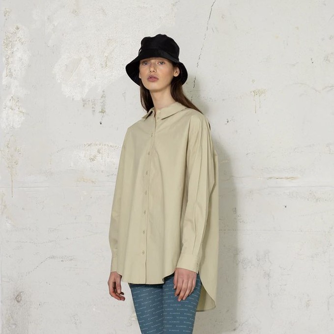 Lang Shirt Ginsburg | Blanche | Groen from WhatTheF