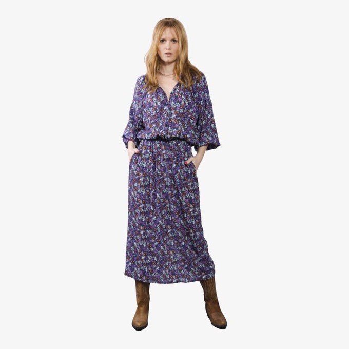 Gebloemde Blouse Isa | Elements of Freedom | Paars from WhatTheF