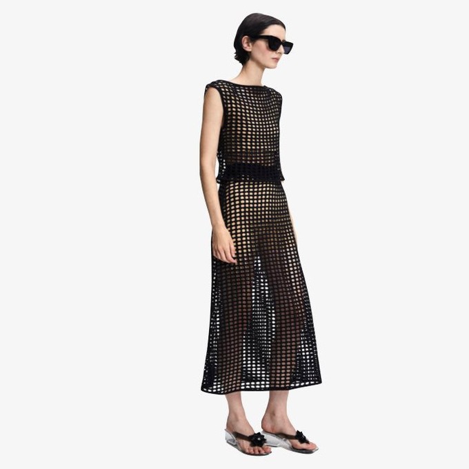 Crochet Midirok Clair | Rita Row | Zwart from WhatTheF