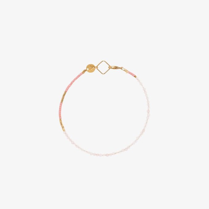 Armbandje Amour Toujours Solo  | Atelier Minerale | Roze from WhatTheF