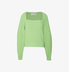 Sweater Seawool | Blanche | groen via WhatTheF