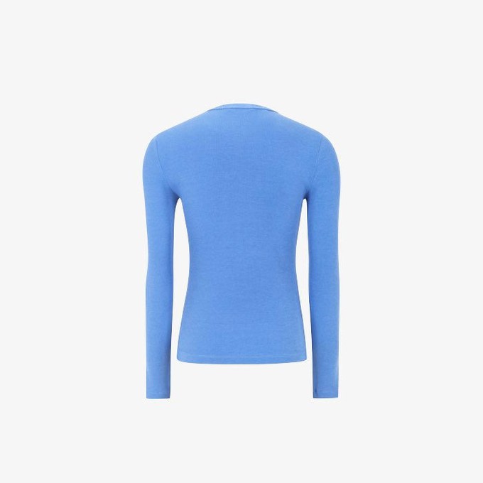 Rib Top Fenja | Soft Rebels | Blauw from WhatTheF