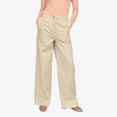 Wide Leg Pantalon Tabita | Soft Rebels | Beige via WhatTheF