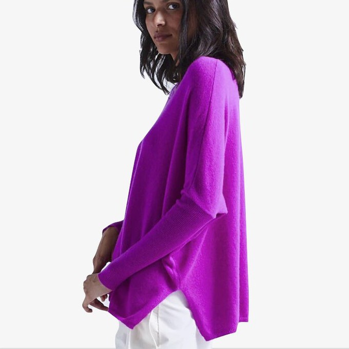 Cashmere Sweater Camille | Absolut Cashmere | Violet from WhatTheF