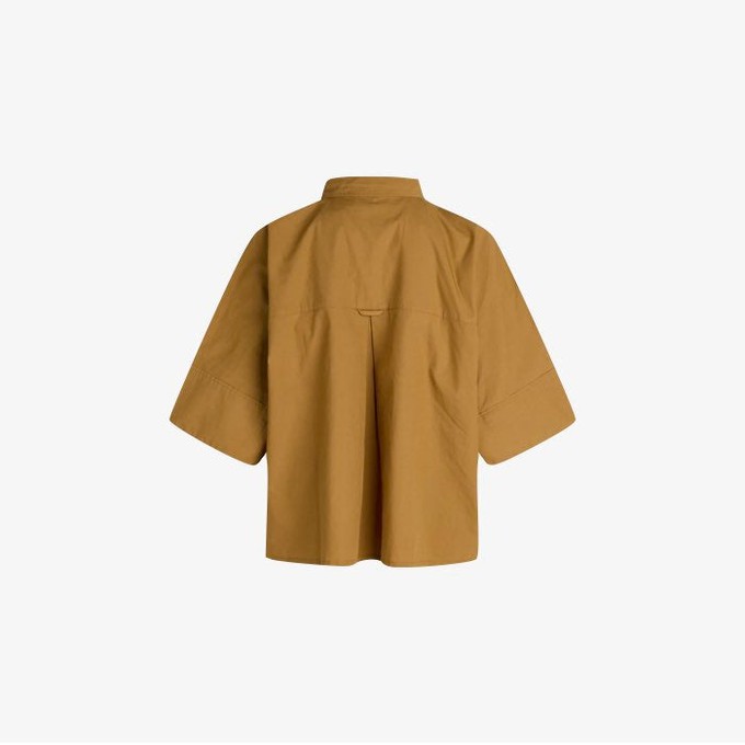 Shirt Bielle | Blanche | Camel from WhatTheF