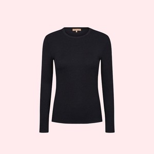 Rib Top Fenja | Soft Rebels | Zwart from WhatTheF