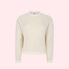 Crochet Sweater Maren | Soft Rebels | Off white via WhatTheF