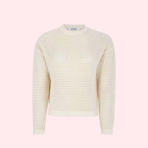 Crochet Sweater Maren | Soft Rebels | Off white from WhatTheF