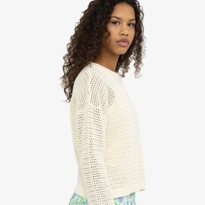 Crochet Sweater Maren | Soft Rebels | Off white from WhatTheF