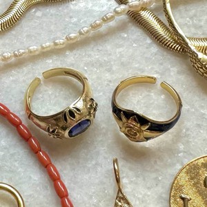 Ring Emaille Ster | I Am Jai | Blauw from WhatTheF