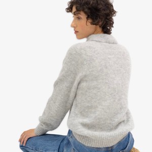 Alpaca Sweater Malhory | Ekyog | Grijs from WhatTheF