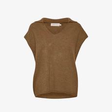 Mouwloze Sweater Teddi | Lounge Nine | Caramel van WhatTheF