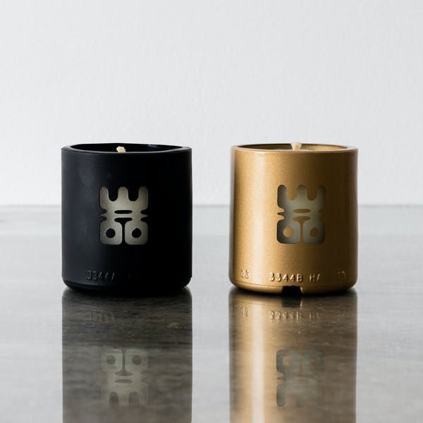 Geurkaars Lucky Candle | WOO | Goud from WhatTheF