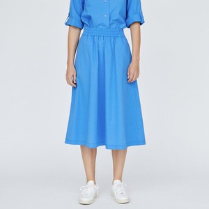 Midi Rok Tilde | Basic Apparel | Blauw from WhatTheF