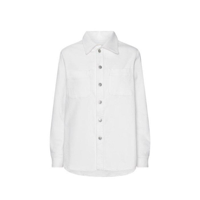 Overshirt Agusta | Blanche | Wit from WhatTheF