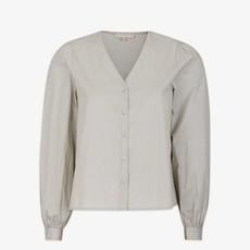 Blouse Eilja | Soft Rebels | Zilver via WhatTheF