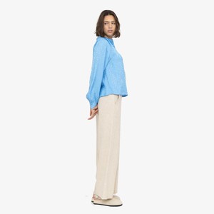 Blouse Collins | Soft Rebels | Blauw from WhatTheF