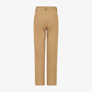 Loose Pants met bandplooi Vilja | Soft Rebels | Bruin from WhatTheF