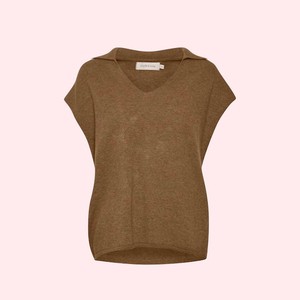 Mouwloze Sweater Teddi | Lounge Nine | Caramel from WhatTheF