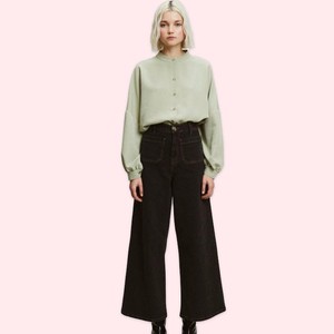 Wide Leg Jeans Clay | Rita Row | Zwart from WhatTheF