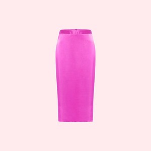 Zijden Satijnen Midi Rok | Lanius | Roze from WhatTheF