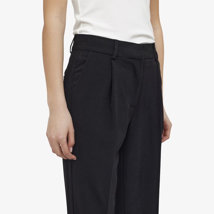 Loose Pants Vilja | Soft Rebels | Zwart from WhatTheF