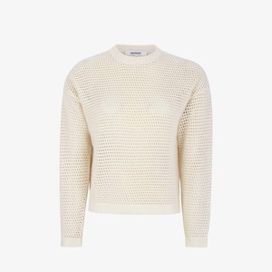 Crochet Sweater Maren | Soft Rebels | Off white from WhatTheF