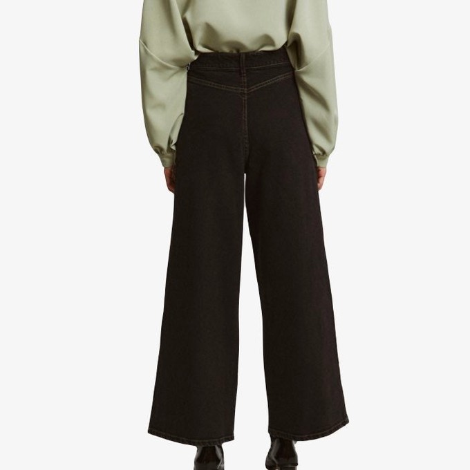 Wide Leg Jeans Clay | Rita Row | Zwart from WhatTheF