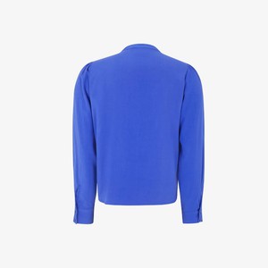 Blouse Alia | Soft Rebels | Blauw from WhatTheF