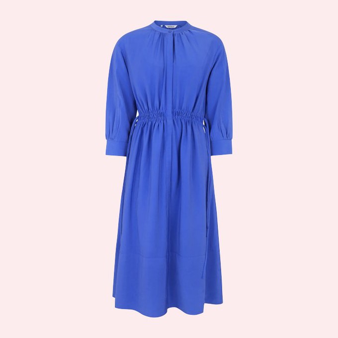 Midi Jurk Donna | Soft Rebels | Blauw from WhatTheF