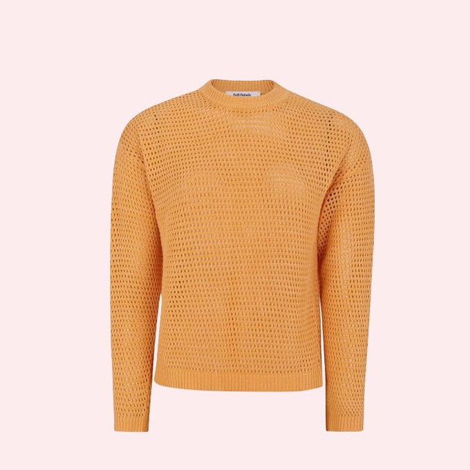 Crochet Sweater Maren | Soft Rebels | Oranje from WhatTheF