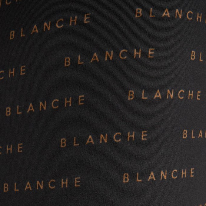 Logo Legging Recycled | Blanche | Zwart from WhatTheF