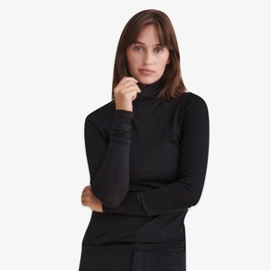 Turtleneck Joline | Basic Apparel | Zwart from WhatTheF