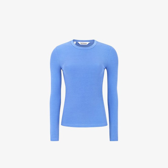 Rib Top Fenja | Soft Rebels | Blauw from WhatTheF